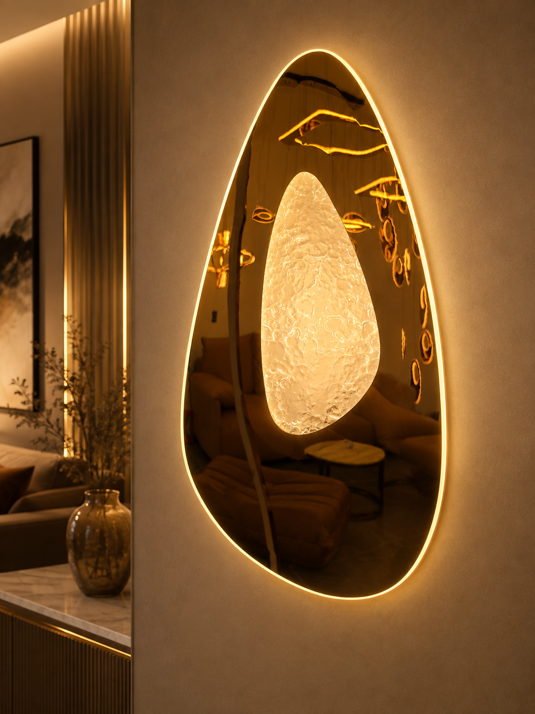LED Wall Light Stainless Steel + Arcylic 300L LED 3000K 15600 - FL-349